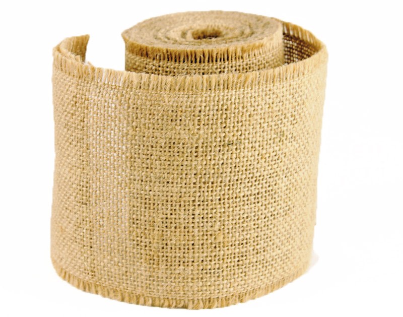 Hessian Burlap Ribbon Cm X M Natural Floralsundries